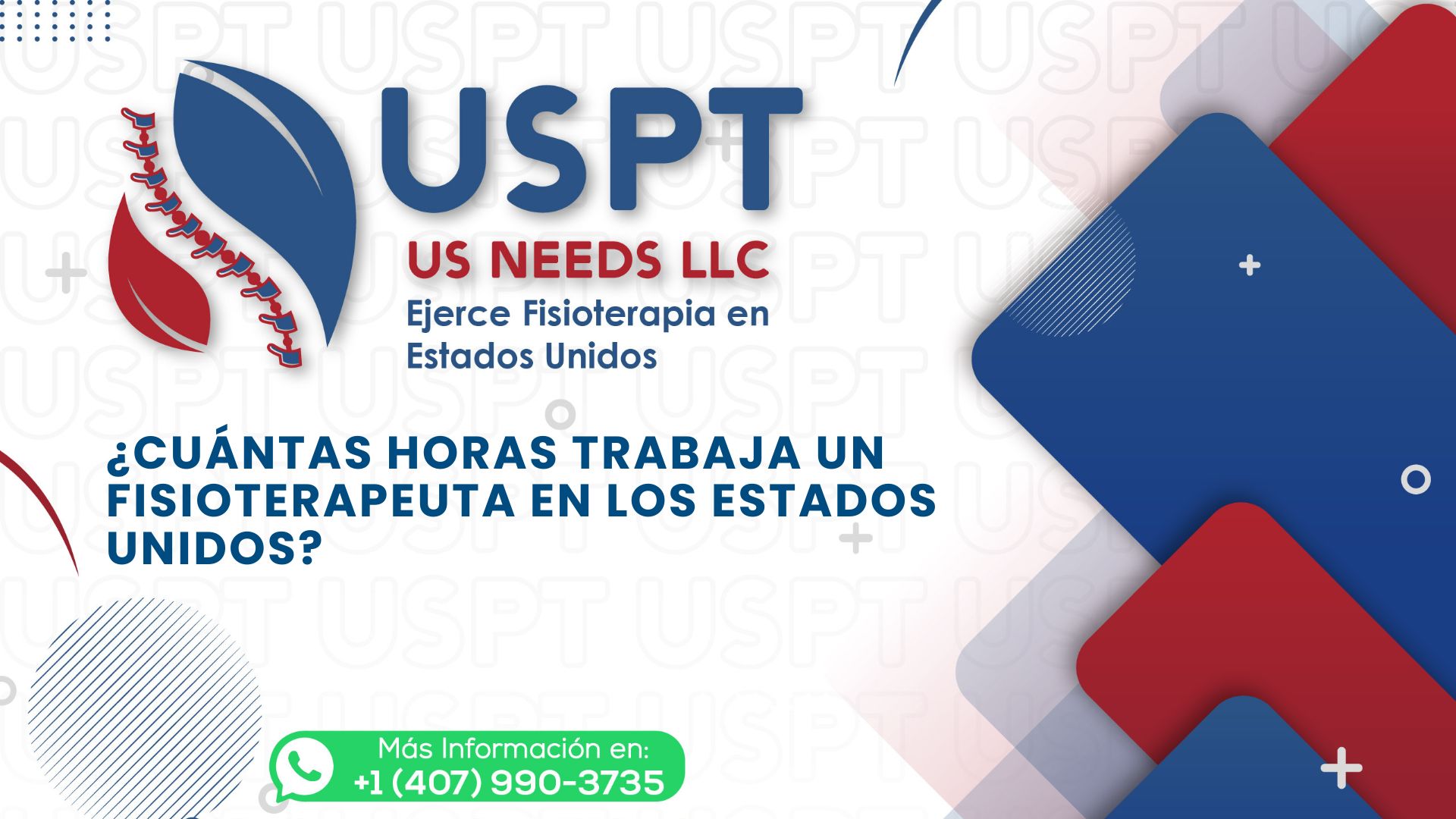 Cuántas horas trabaja un fisioterapeuta en los Estados Unidos